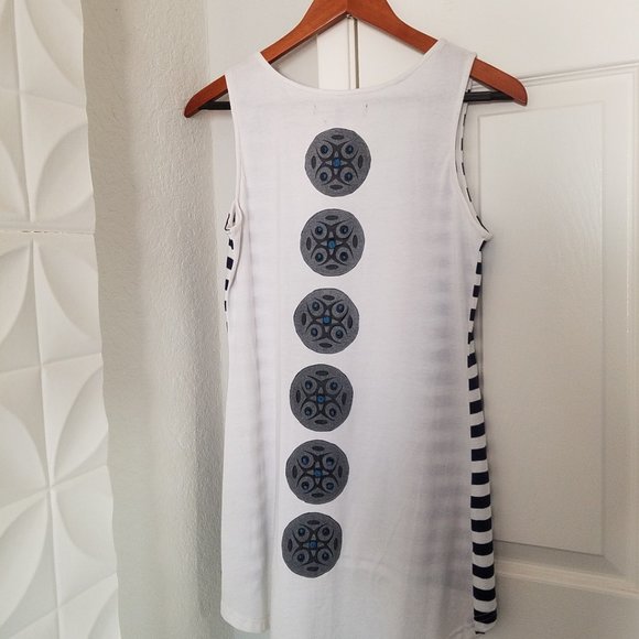 NWT Cute high/low organic cotton tunic, S Nepal - Picture 5 of 12